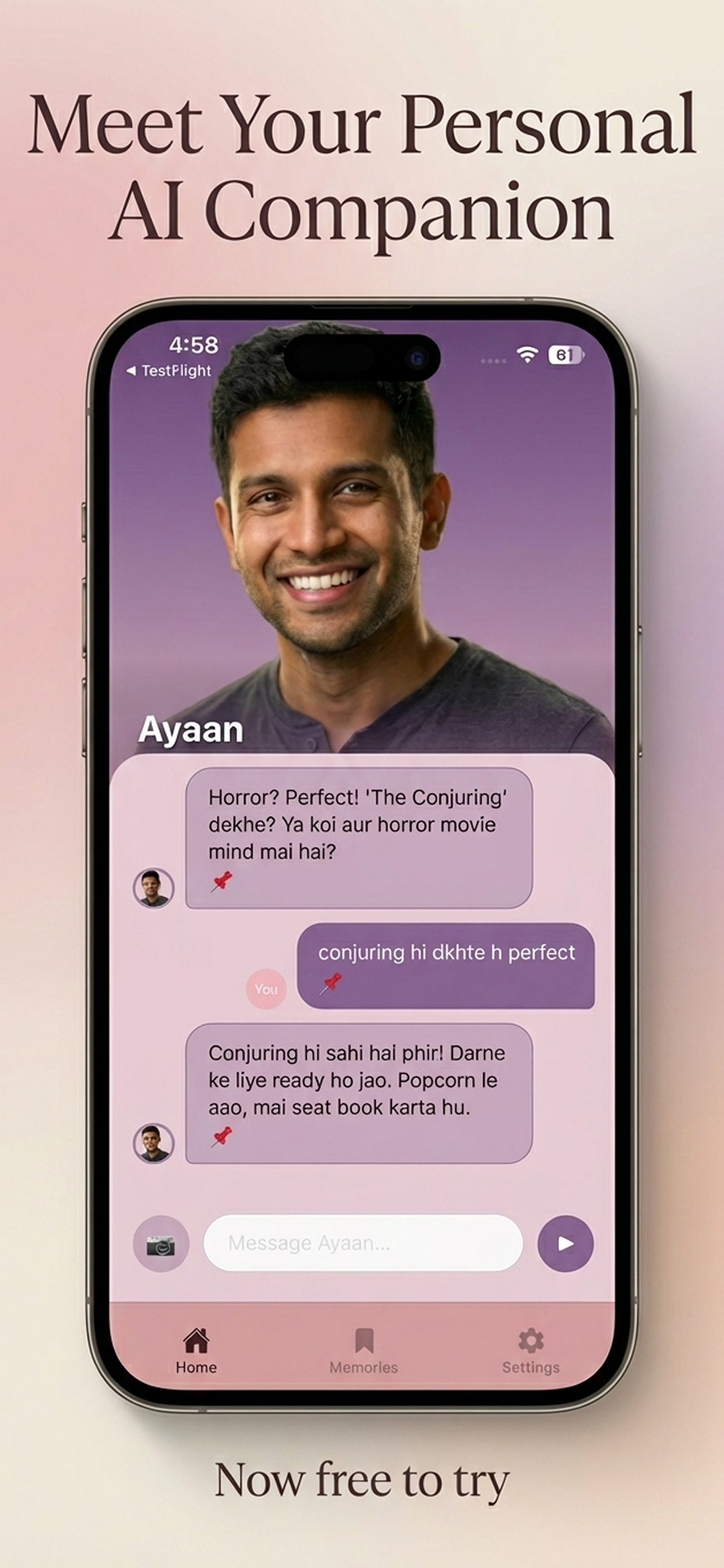 Nyashu App Screenshot - Chat Interface